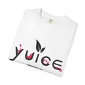 YUICE Logo T‑Shirt — Minimal Plant Logo Graphic Tee