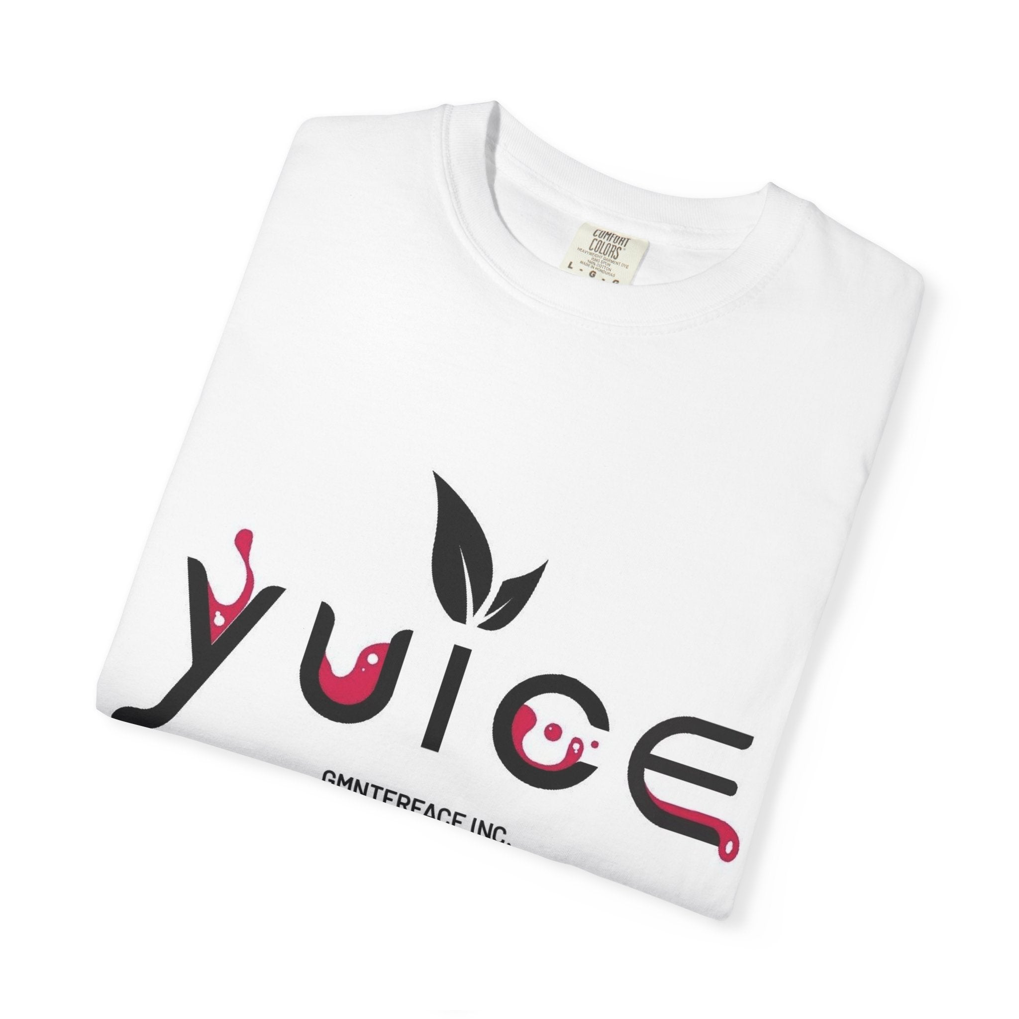 YUICE Logo T‑Shirt — Minimal Plant Logo Graphic Tee